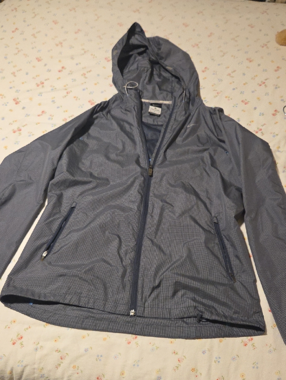 Nike Men's Hooded Windbreaker Jacket - Slate Blue